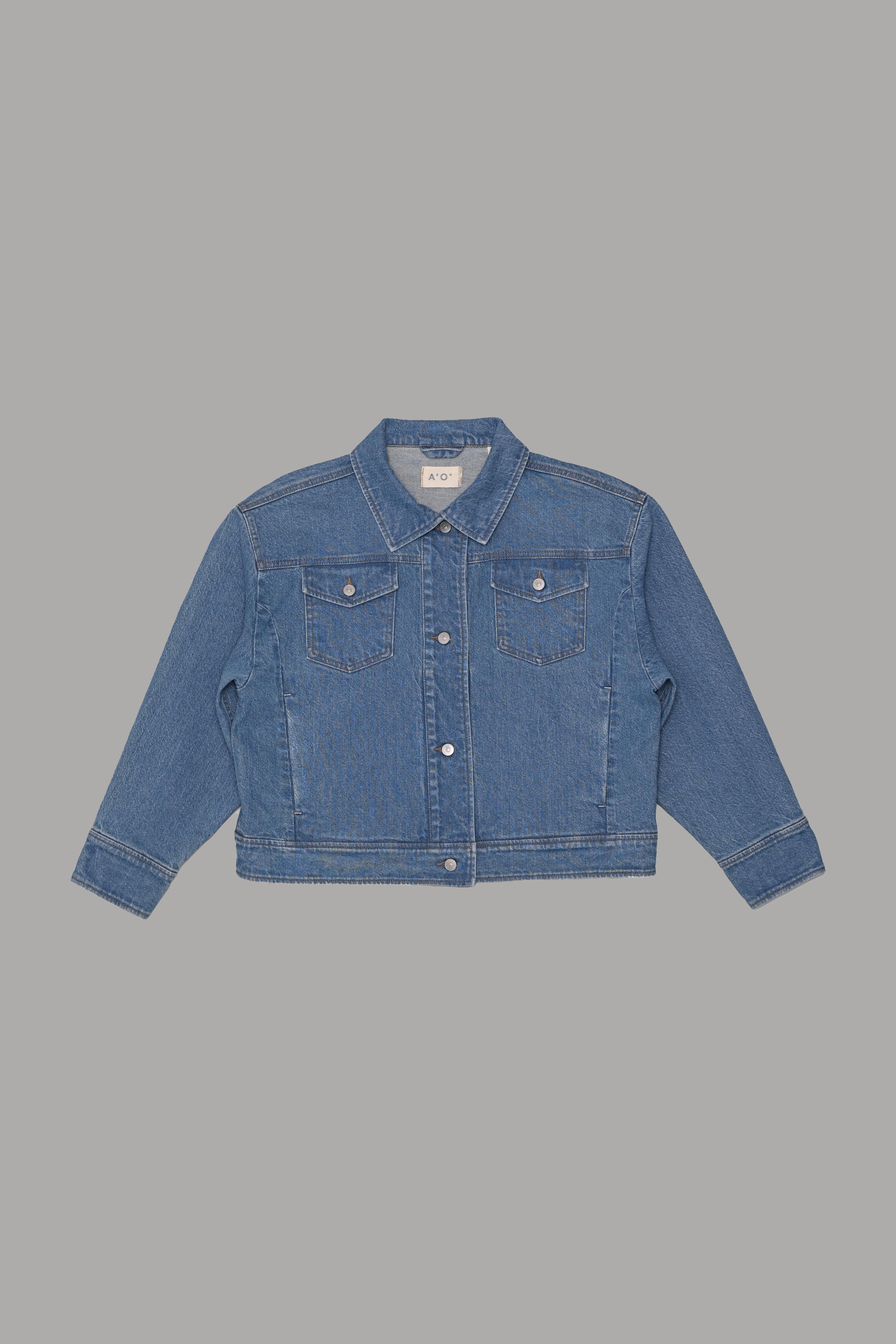 WOMEN'S CROPPED DENIM JACKET