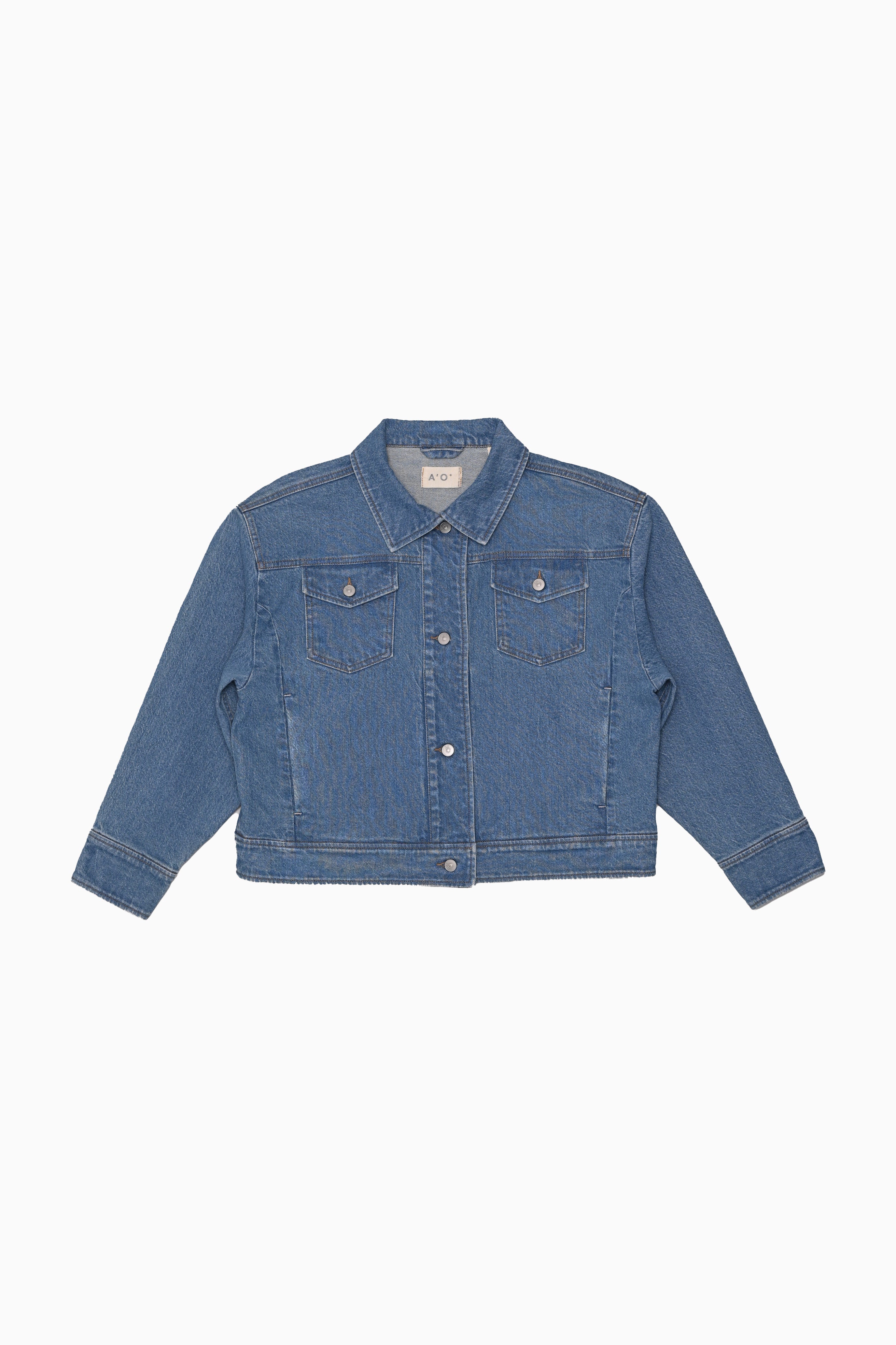 WOMEN'S CROPPED DENIM JACKET